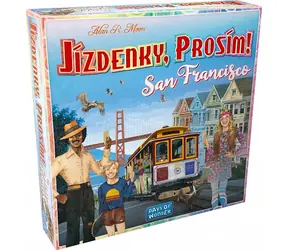 ADC Blackfire Jízdenky, prosím! San Francisco / Délka hry: 10 - 15 minut / Počet hráčů: 2 - 4 / od 8 let