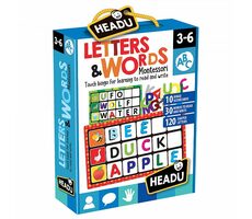 HEADU EN: Montessori - Bingo - Písmena a slova / od 3 let / v originále EN