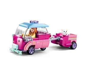 Sluban Girls Dream M38-B0921C Kočičí vůz / LEGO - kompatibilní / Počet figurek|dílků: 1|116 / od 6 let