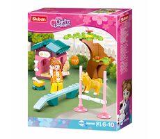 Sluban Girls Dream M38-B0970B Cvičiště pro pejsky / LEGO - kompatibilní / Počet figurek|dílků: 1|91 / od 6 let