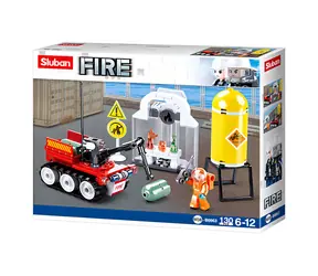 Sluban Hasiči M38-B0963 Dálkově ovládaný robot / LEGO - kompatibilní / Počet figurek|dílků: 1|130 / od 6 let