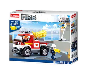 Sluban Hasiči M38-B0965 Off-road s vodním dělem / LEGO - kompatibilní / Počet figurek|dílků: 2|192 / od 6 let