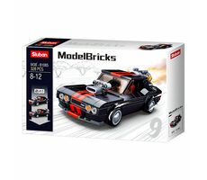Sluban Model Bricks M38-B1085 Pouliční závodní auto 2v1 / LEGO - kompatibilní / Počet figurek|dílků: 1|328 / od 8 let