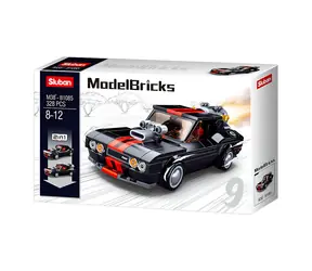 Sluban Model Bricks M38-B1085 Pouliční závodní auto 2v1 / LEGO - kompatibilní / Počet figurek|dílků: 1|328 / od 8 let