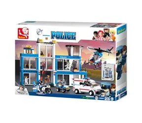 Sluban Policie M38-B0660 Útěk z vězení / LEGO - kompatibilní / Počet figurek|dílků: 7|605 / od 6 let