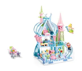 Sluban Zimní víly M38-B0898 Pohádkový hrad / LEGO - kompatibilní / Počet figurek|dílků: 5|447 / od 6 let