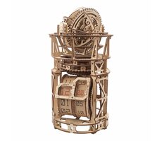 Ugears 3D dřevěné mechanické puzzle Hodinový strojek s tourbillonem / od 14 let / 338 dílků / Obtížnost: vysoká