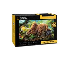 CubicFun Puzzle 3D triceratops / 44 dílů / 39 x 16.5  x 18 cm