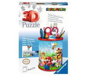 Ravensburger 3D Puzzle Stojan na tužky - Super Mario / 54 dílů / 18 x 4 x 13.2 cm