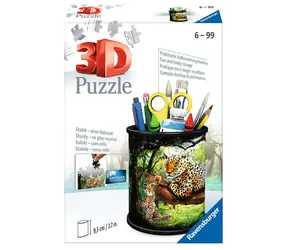 Ravensburger 3D Puzzle Stojan: Levharti / 54 dílů / 9.5 x 7.7 x 7.7 cm