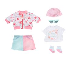 ZAPF Creation Baby Annabell Deluxe Jarní set oblečku / od 3 let 