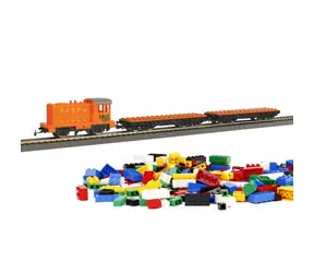 Piko 57143 Startovací sada Stavebnicový vlak s dieselovou lokomotivou / Měřítko: H0 (1:87) / Délka:382 mm / od 8 let 