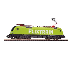 Piko 57924 Elektrická lokomotiva Taurus s 2 pantografy Flixtrain VI / Měřítko:H0 (1:87) / Délka: 221 mm / Rádius:358 mm