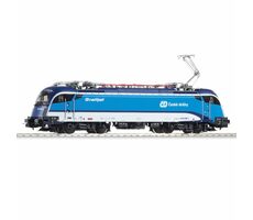 Piko 59844 Elektrická lokomotiva Rh 1216 Taurus se 4 pantografy ČD VI / Měřítko:H0 (1:87) / Délka: 225 mm / Rádius:358 m