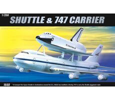 ACADEMY 12708 SHUTTLE & 747 CARRIER / Plastikový model / 1:288