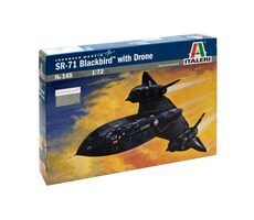 Italeri 145 Lockheed SR-71 Blackbird / Plastikový model / 1:72 / Obtížnost 2