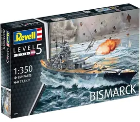 Revell 05040 Bismarck / Plastikový model / 1:350 / Počet dílků 659 / Obtížnost 5