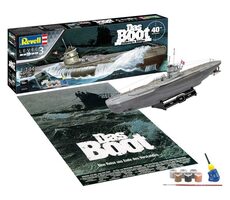 Revell 05675 U-96 Das Boot 40. výročí / Plastikový model / 1:144 / Počet dílku: 87 / Obtížnost 3