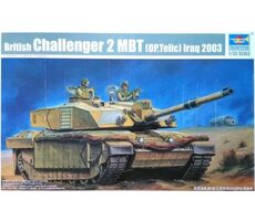 TRUMPETER 00323 Challenger 2 MBT Iraq 2003 / Plastikový model / 1:35 / Počet dílků: 435+
