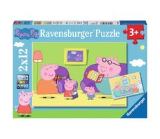 Ravensburger Prasátko Peppa - 2 x 12 dílků / od 3 let