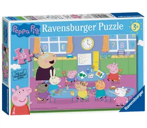Ravensburger Prasátko Peppa: Třída - 35 dílků / od 4 let