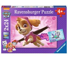 Ravensburger Tlapková patrola: Skye & Everest - 2 x 24 dílků / od 4 let