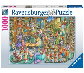 Ravensburger Půlnoc v knihovně / 1000  dílků / od 12 let