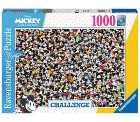 Ravensburger Disney: Mickey a přátelé: Challenge / 1000 dílků / od 14 let