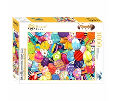 Brain Tree Puzzle Sladká vajíčka / 1000 dílků / od 14 let