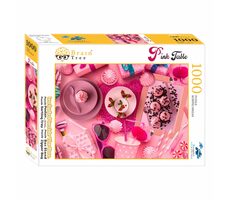 Brain Tree Puzzle Růžově prostřeno - 1000 dílků / od 14 let