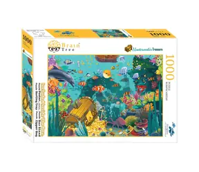 Brain Tree Puzzle Poklad pod hladinou / 1000 dílků / od 14 let