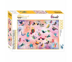 Brain Tree Puzzle Pohádkoví ptáci - 1000 dílků / od 14 let