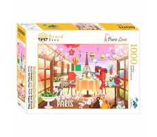 Brain Tree Puzzle Láska z Paříže / 1000 dílků / od 14 let