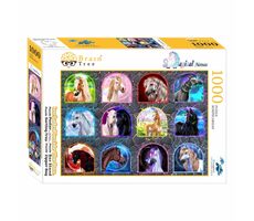 Brain Tree Puzzle Kouzelní koně / 1000 dílků / od 14 let