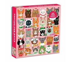 Galison Puzzle Slavnostní kočičky / 500 dílků / od 8 let