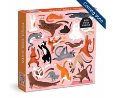 Galison Puzzle Jóga pro kočky / 500 dílků / od 8 let