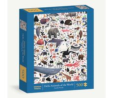 Chronicle books Puzzle Ahoj zvířata světa / 500 dílků / od 8 let
