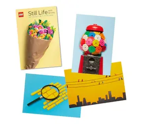 Chronicle Books LEGO Zátiší s kostkami 100 ks pohlednic