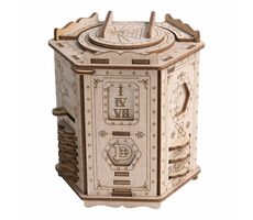 EscapeWelt 3D dřevěná mechanická skládačka hlavolamu Fort Knox Pro / Obtížnost: vysoká / od 14 let