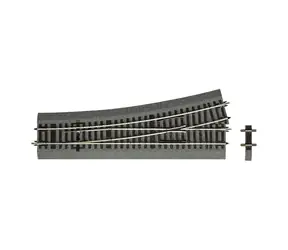 Roco 42532 Line - Výhybka WL15 jednoduchá levá s podložím / Měřítko: H0 (1:87) / Rádius: 873.5 mm / od 15 let