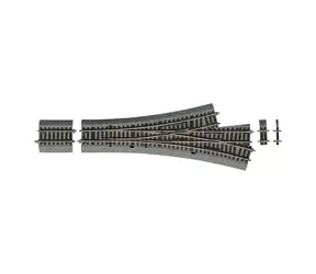 Roco 42543 Line - Výhybka DWW15 třícestná asymetrická s podložím / Měřítko: H0 (1:87) / Rádius: 873.5 mm / od 15 let