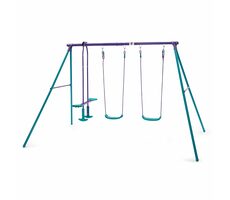 Set tří houpaček s kovovou konstrukcí / od 3 do 10 let