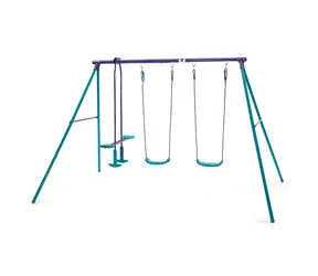 Set tří houpaček s kovovou konstrukcí / od 3 do 10 let