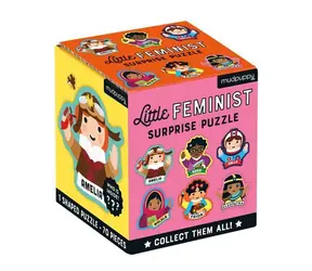 Mudpuppy Puzzle s překvapením Feminist / 70 dílků / od 6 let