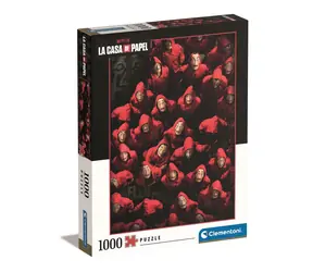 Clementoni PUZZLE Netflix: Papírový dům / 1000 dílků / od 10 let