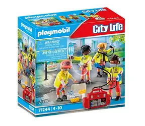 Playmobil City Life 71244 Záchranářský tým / Počet dílků: 67 / od 4 let 