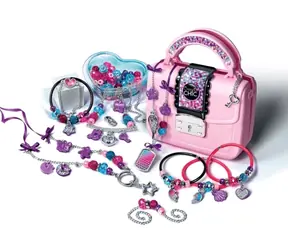 Clementoni Crazy CHIC - Kreativní set - Modní kabelka a výroba šperku / od 7 let