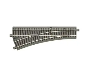 Roco 61140 Geoline - Výhybka jednoduchá levá s podložím / Měřítko: H0 (1:87) / Rádius:50.7 mm / od 15 let