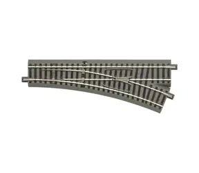 Roco 61141 Geoline - Výhybka jednoduchá pravá s podložím / Měřítko: H0 (1:87) / Rádius:502.7 mm / od 15 let