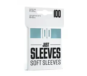 Gamegenic: Just Sleeves - obaly na karty - čiré - 100 ks / Rozměry 67 x 94 mm